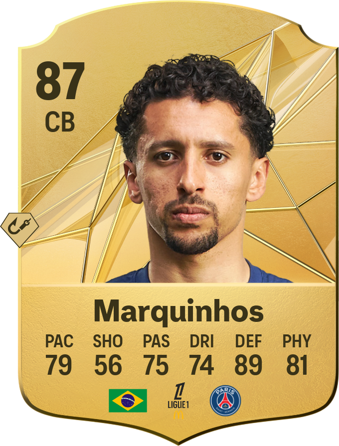 Marquinhos 87 CB resmi EA FC 26 kartı