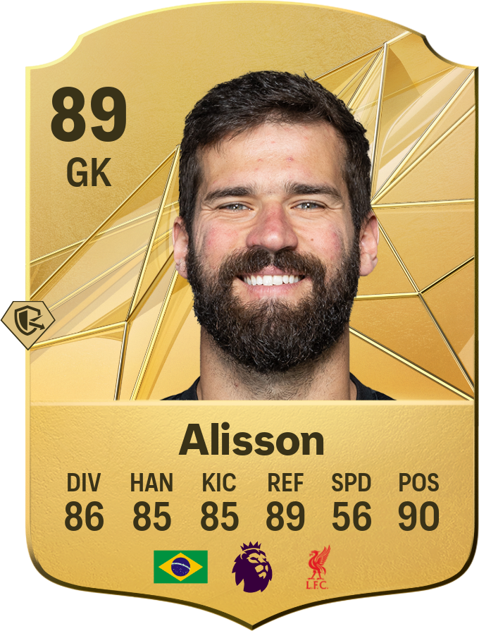 Alisson 87 GK resmi EA FC 26 kartı