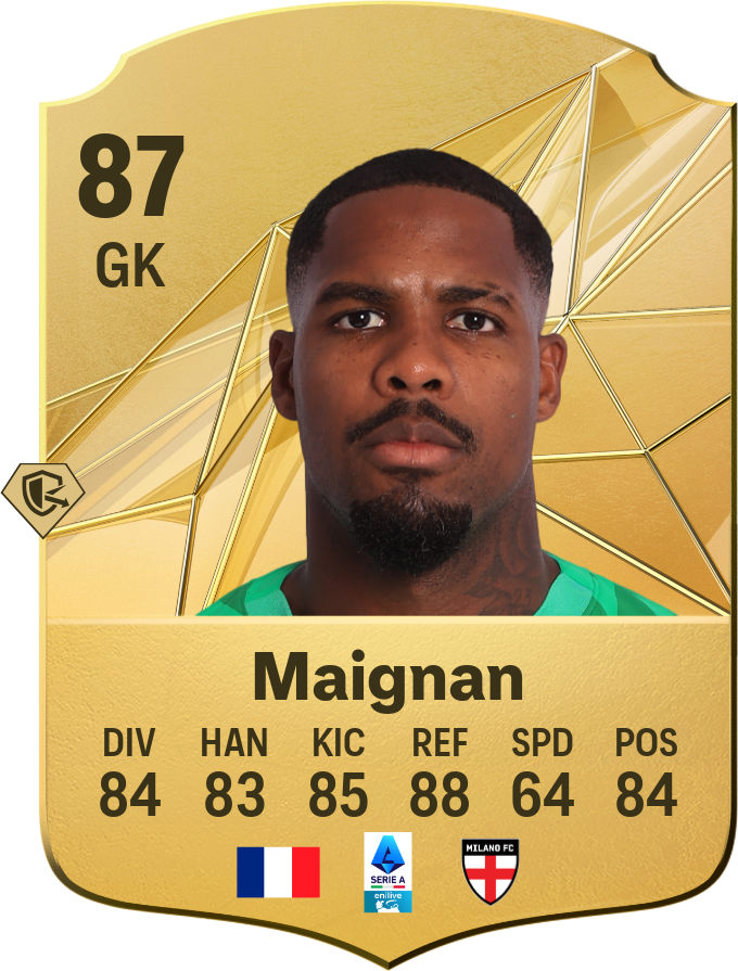 Mike Maignan 87 GK resmi EA FC 26 kartı