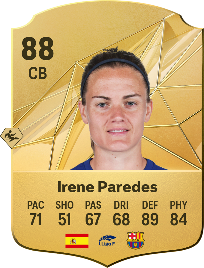Irene Paredes 87 CB resmi EA FC 26 kartı