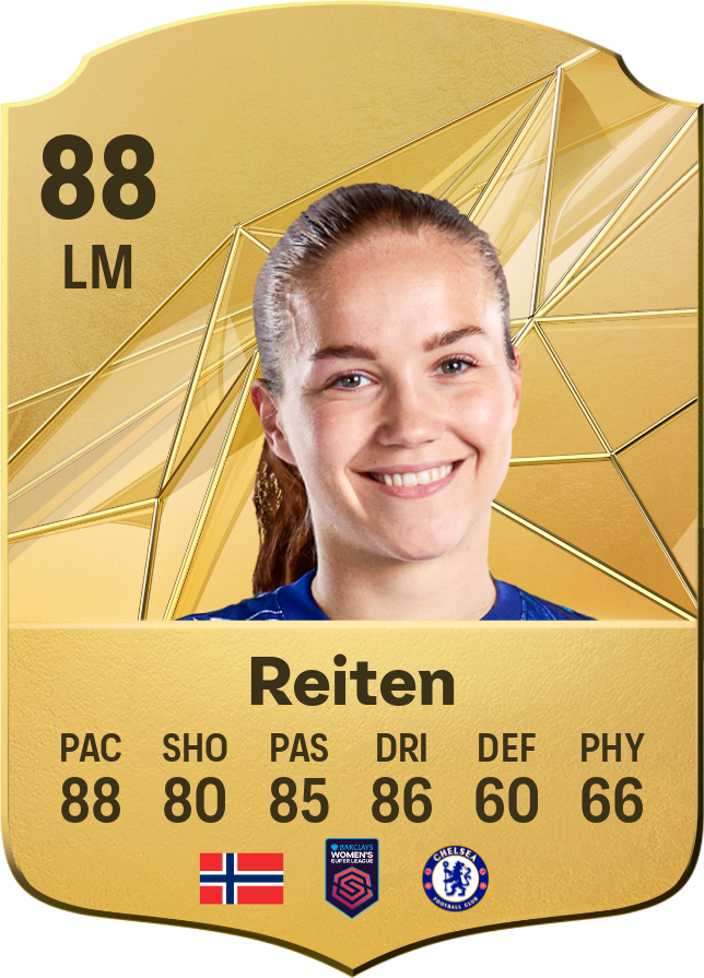 Guro Reiten 86 LB resmi EA FC 26 kartı