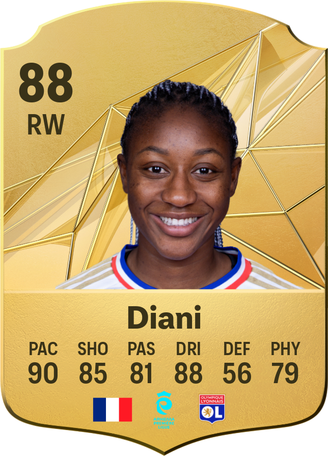 Kadidiatou Diani 87 RM resmi EA FC 26 kartı