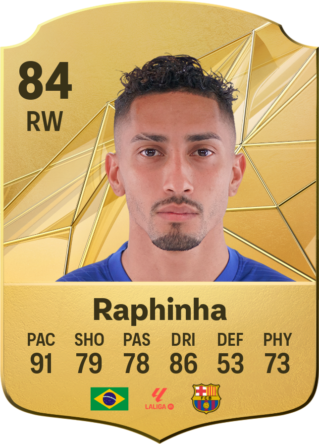 Raphinha 88 LW resmi EA FC 26 kartı