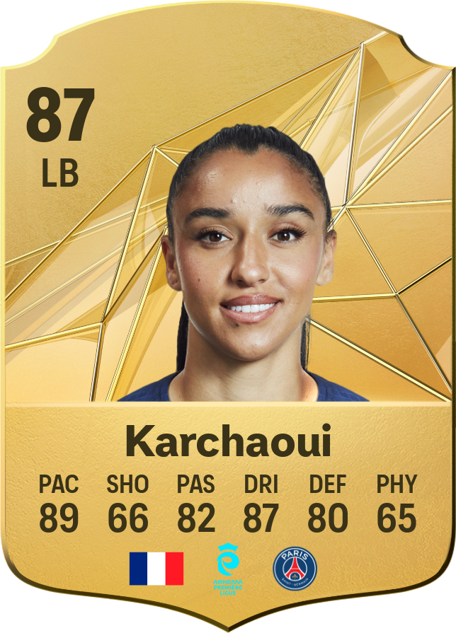 Sakina Karchaoui 87 CM resmi EA FC 26 kartı