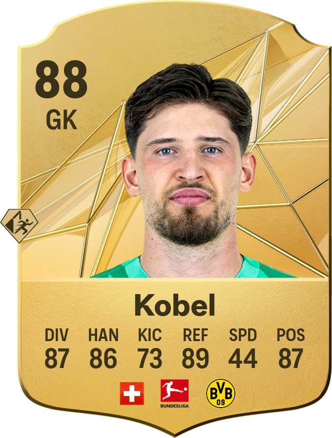 Gregor Kobel 87 GK resmi EA FC 26 kartı