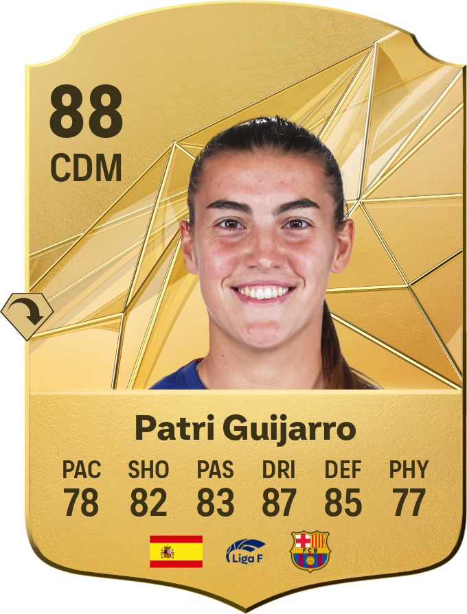 Patri Guijarro 88 CDM resmi EA FC 26 kartı