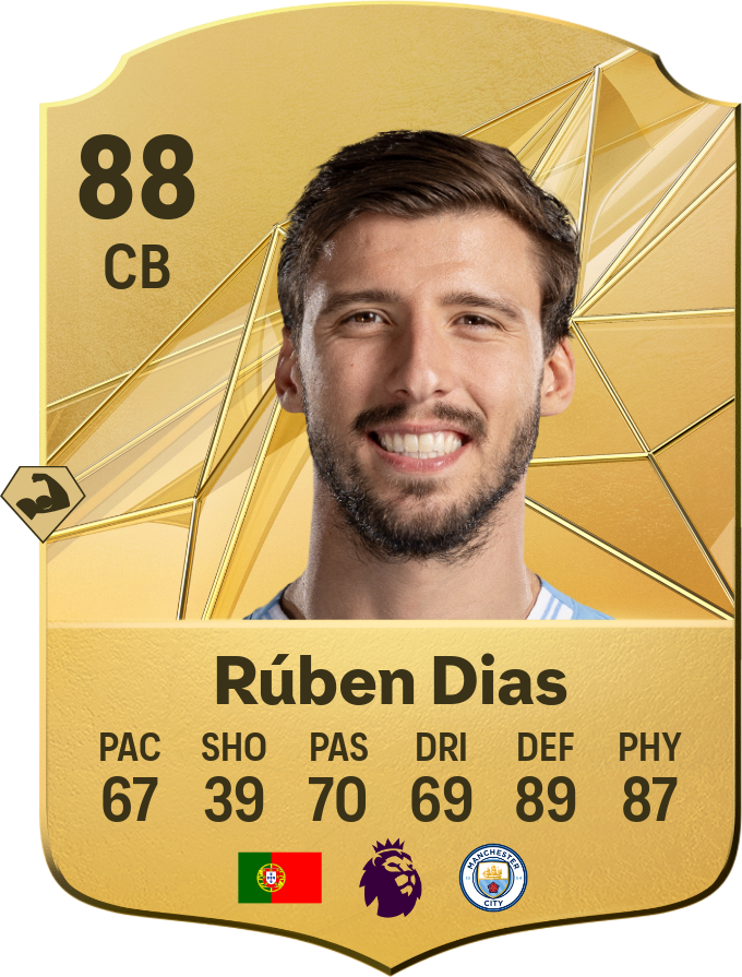 Rúben Dias 87 CB resmi EA FC 26 kartı
