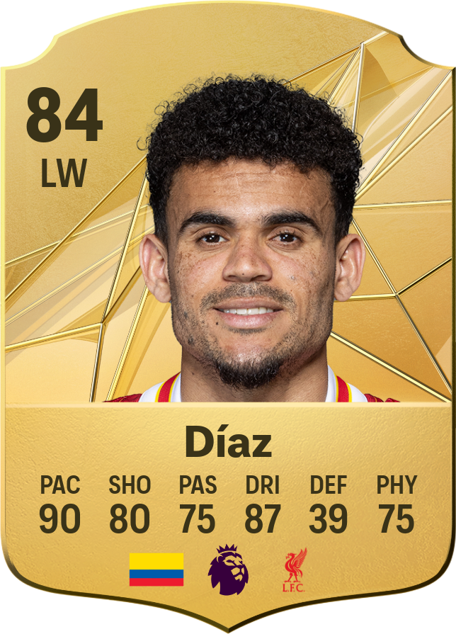 Luis Díaz 88 LM resmi EA FC 26 kartı