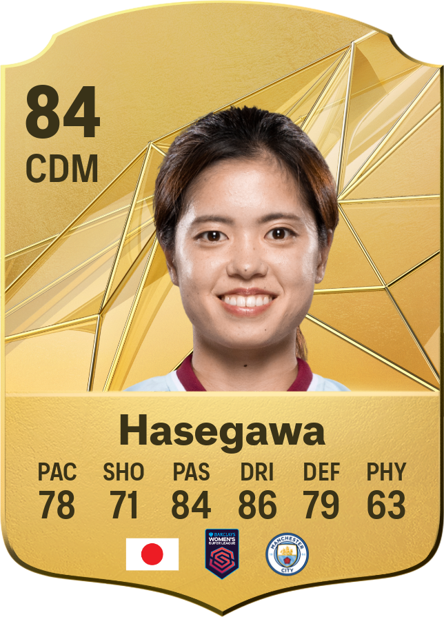 Yui Hasegawa 88 CDM resmi EA FC 26 kartı