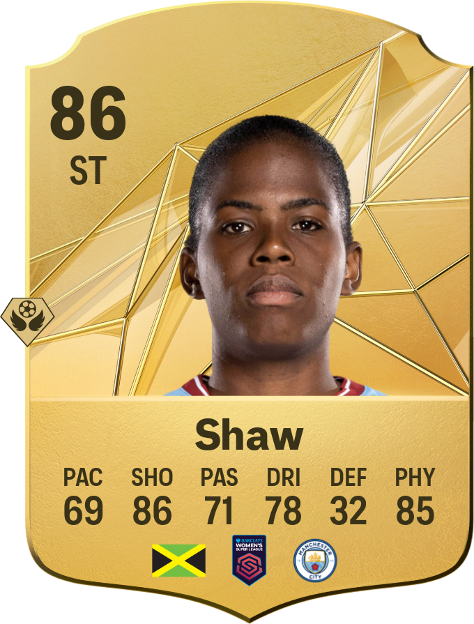 Khadija Shaw 90 ST resmi EA FC 26 kartı
