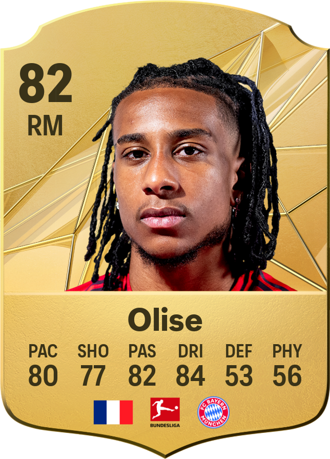 Michael Olise 90 RM resmi EA FC 26 kartı