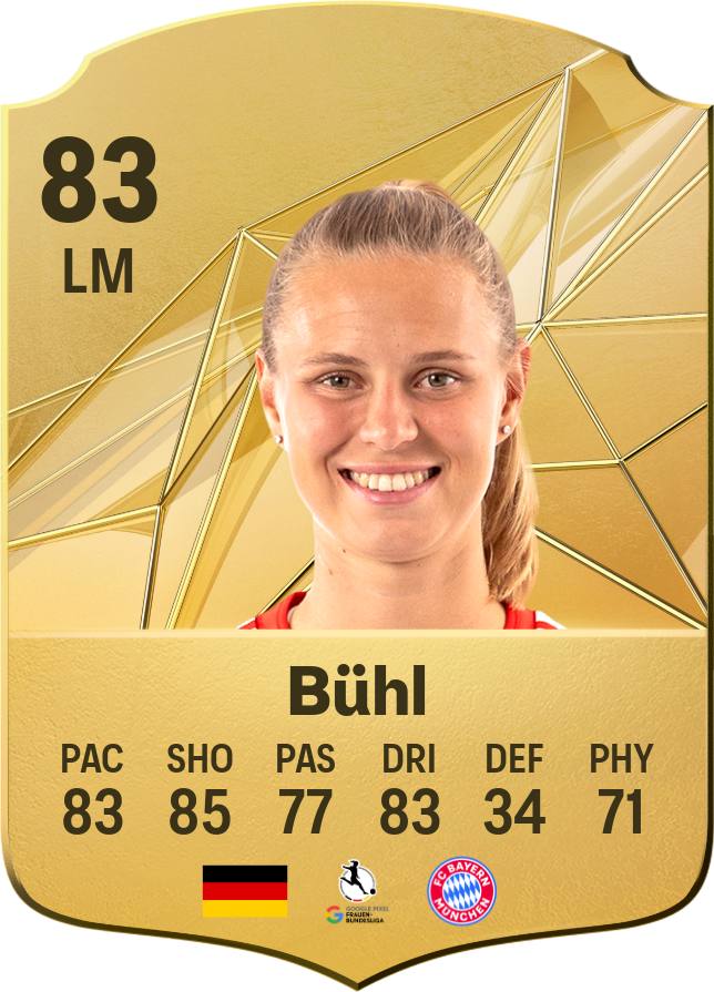 Klara Bühl 88 LM resmi EA FC 26 kartı