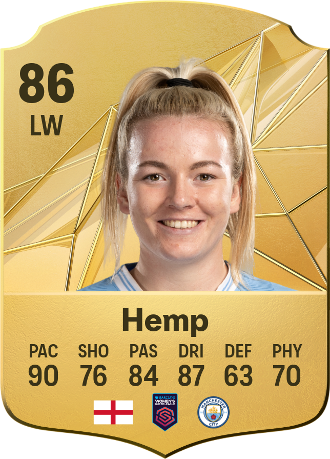 Lauren Hemp 87 LM resmi EA FC 26 kartı