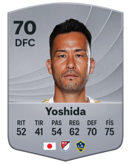 Calificaciones de futbolista de Maya Yoshida en EA SPORTS FC™ 26