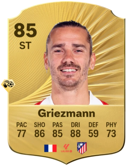 Antoine Griezmann EA SPORTS FC™ 26 選手レート