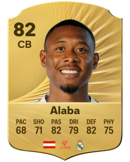 David Alaba EA SPORTS FC™ 26 選手レート
