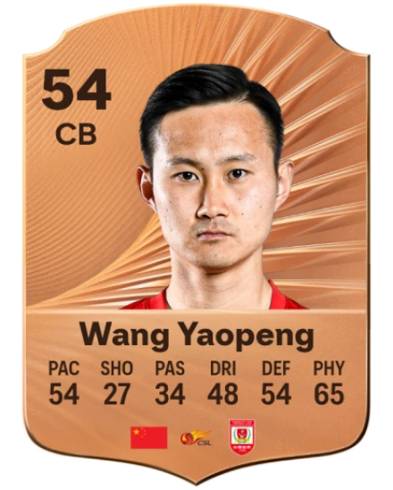 Yaopeng Wang card
