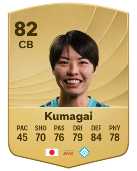 Saki Kumagai EA SPORTS FC™ 26 Player Ratings