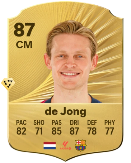 Frenkie de Jong EA SPORTS FC™ 26 選手レート