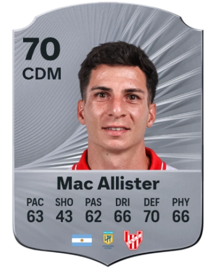 新品未使用　アルゼンチン代表 MAC ALLISTER 20番 2024-25 Argentina Home Shirt Mac Allister #20