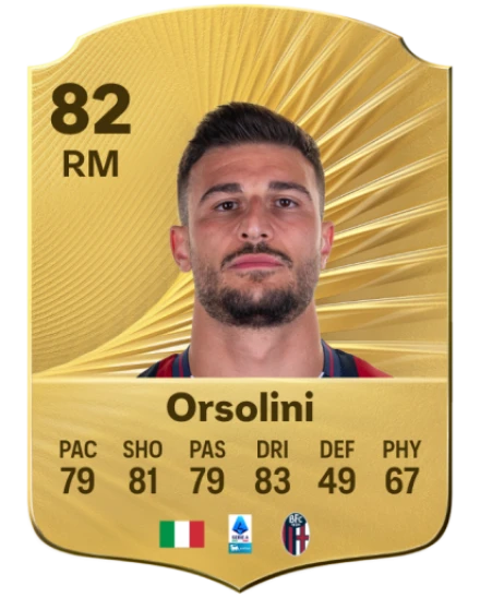 Riccardo Orsolini EA SPORTS FC™ 26 Player Ratings