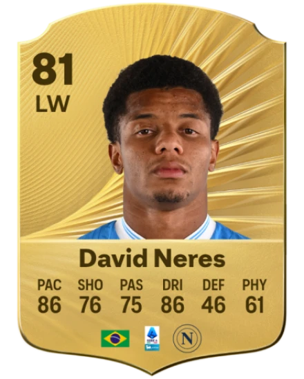 David Neres EA SPORTS FC™ 26 選手レート