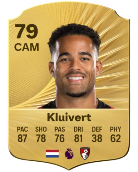 Justin Kluivert EA SPORTS FC™ 26 選手レート