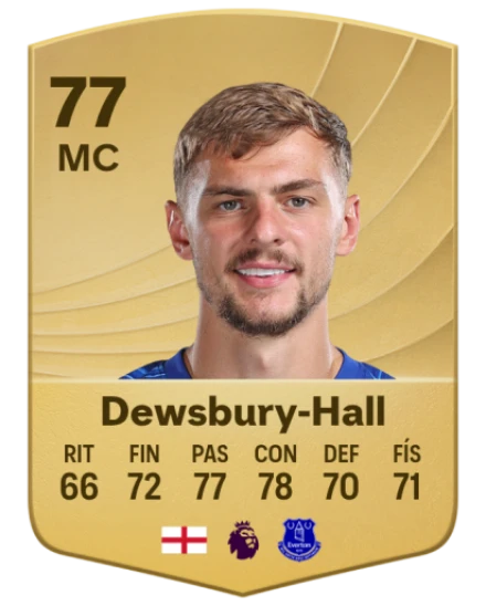 Kiernan Dewsbury-Hall EA SPORTS FC™ 26 Notas de atleta