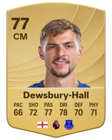Kiernan Dewsbury-Hall EA SPORTS FC™ 26 Player Ratings