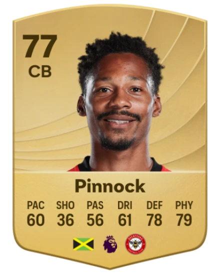 Ethan Pinnock EA SPORTS FC™ 26 選手レート