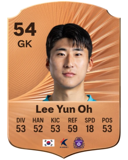 Yun Oh Lee card