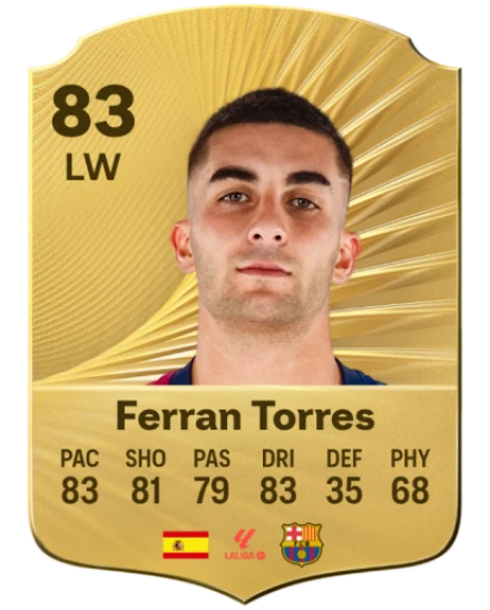 Ferran Torres EA SPORTS FC™ 26 選手レート