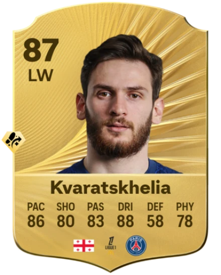 クヴァラツヘリア PSG25/26 背番号7 クラブW杯XOコラボ仕様