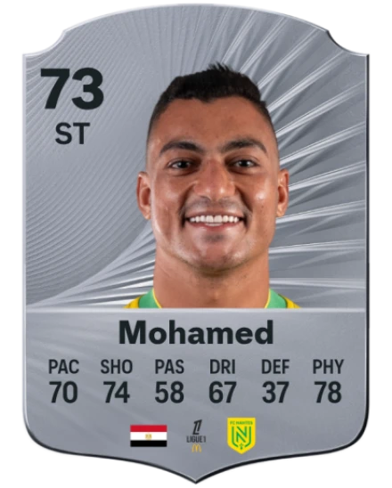 Mostafa Mohamed EA SPORTS FC™ 26 選手レート