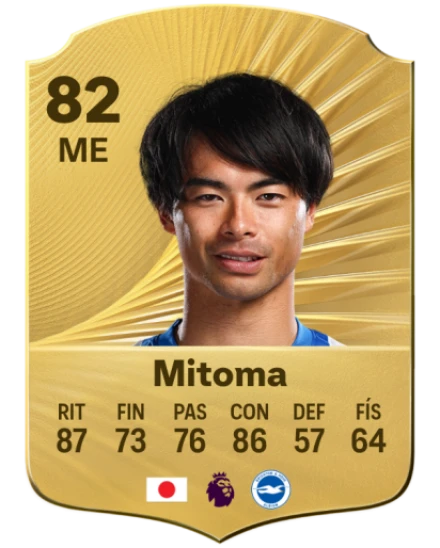 Kaoru Mitoma EA SPORTS FC™ 26 Notas de atleta