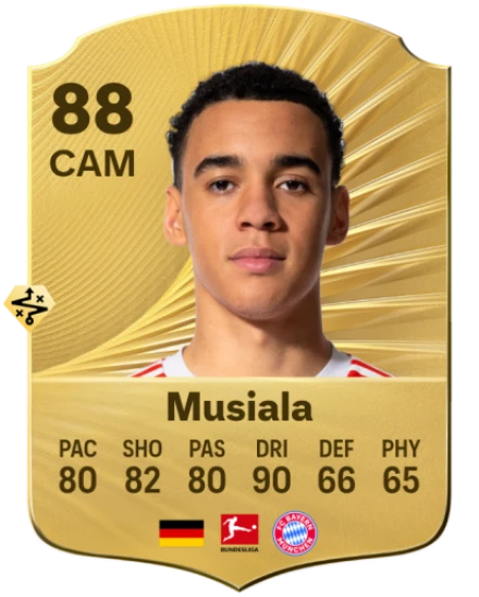 Jamal Musiala EA SPORTS FC™ 26 選手レート