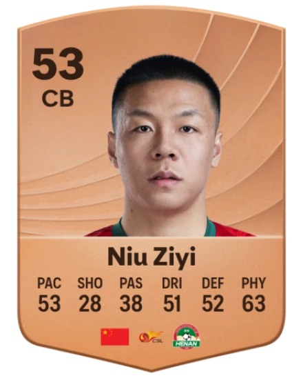 Ziyi Niu card