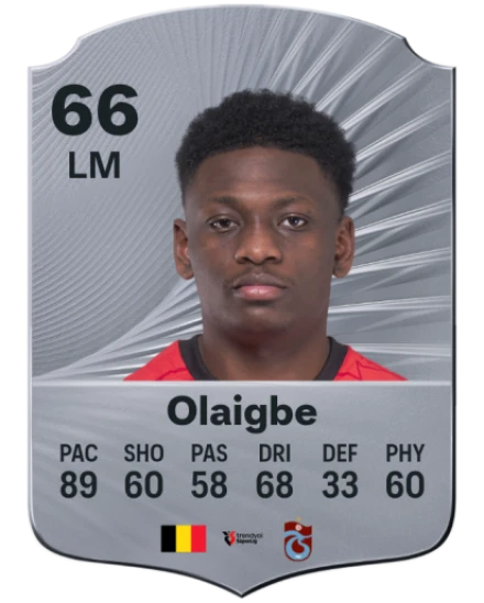 Kazeem Olaigbe EA SPORTS FC™ 26 選手レート