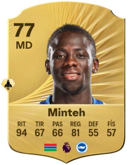 Calificaciones de futbolista de Yankuba Minteh en EA SPORTS FC™ 26