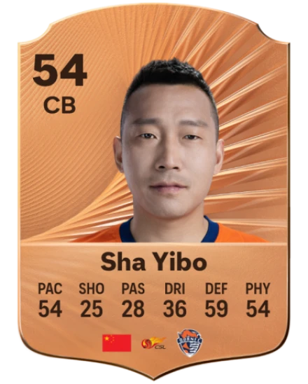 Yibo Sha card