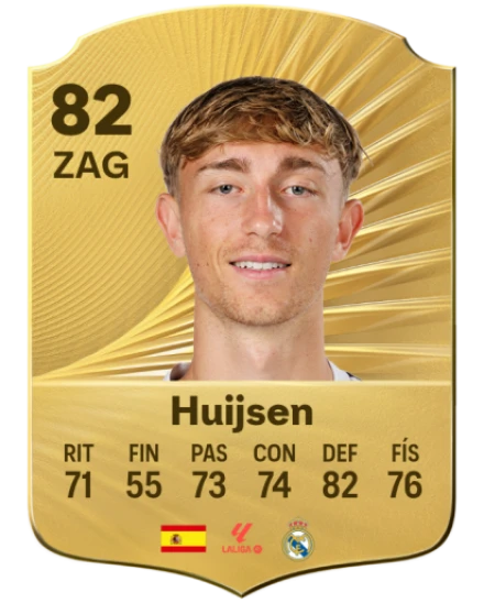 chi〜です Dean Huijsen EA SPORTS FC™ 26 Notas de atleta