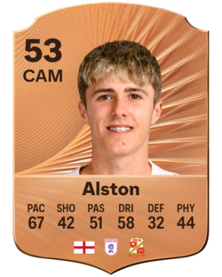 George Alston card