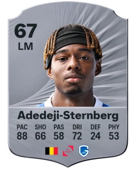 Noah Adedeji-Sternberg EA SPORTS FC™ 26 選手レート