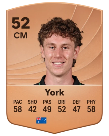 James York card