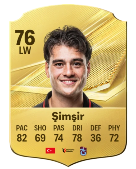 Player card