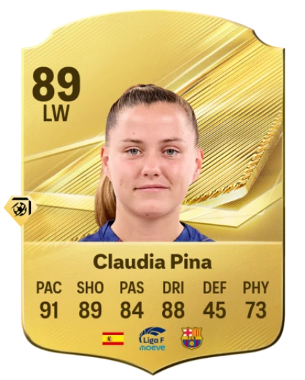 Claudia Pina EA SPORTS FC™ 27 選手レート