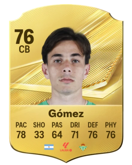 Player card